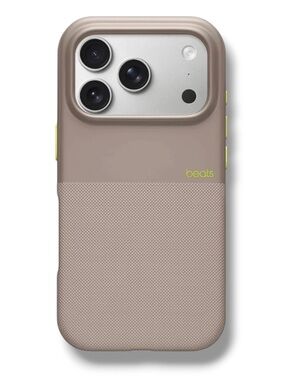 Beats iPhone 17 Pro Rugged Case with MagSafe Matte Texture Alpine Gray & Lime
